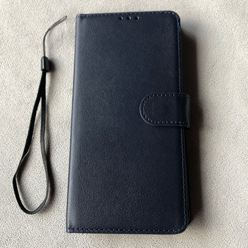 Samsung A21S ~ Wallet Case with Detachable Strap ~ Blue ~ Brand New!